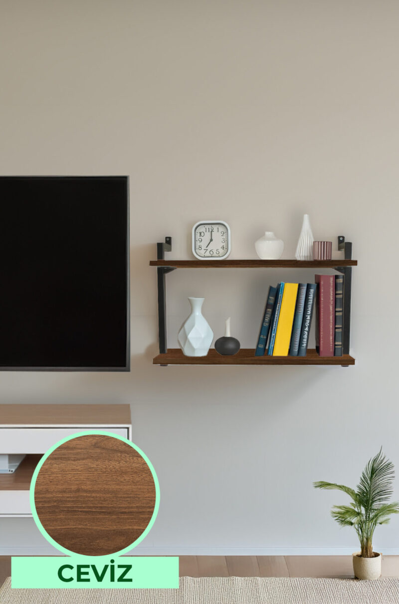 İki Raflı Kitaplık-2 Raflı