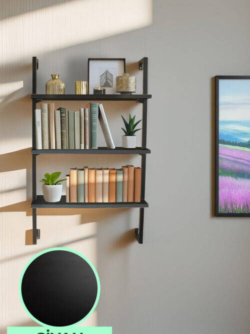 Üç Raflı Kitaplık-3 Raflı