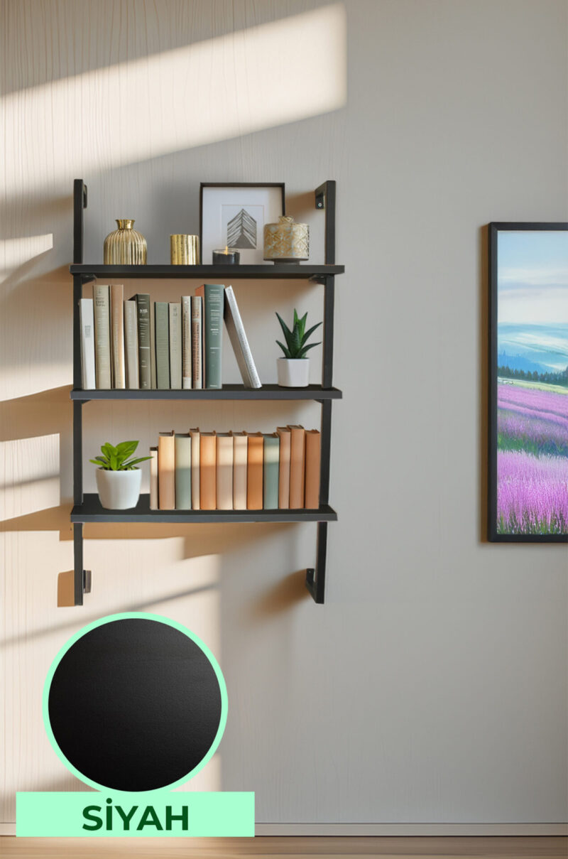 Üç Raflı Kitaplık-3 Raflı