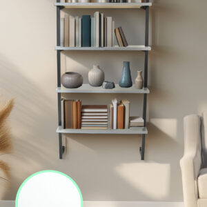 Dörtlü Raflı Kitaplık-4 Raflı