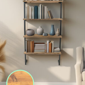 Dörtlü Raflı Kitaplık-4 Raflı