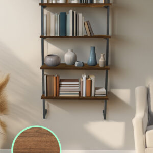 Dörtlü Raflı Kitaplık-4 Raflı