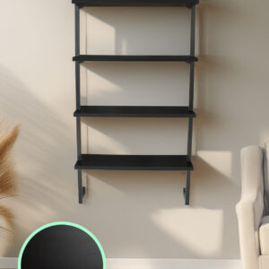 Dörtlü Raflı Kitaplık-4 Raflı