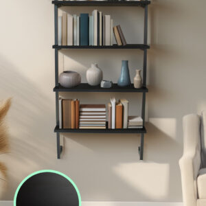 Dörtlü Raflı Kitaplık-4 Raflı