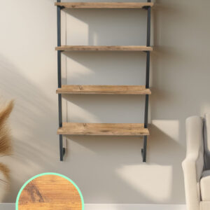 Dörtlü Raflı Kitaplık-4 Raflı