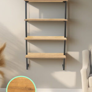 Dörtlü Raflı Kitaplık-4 Raflı